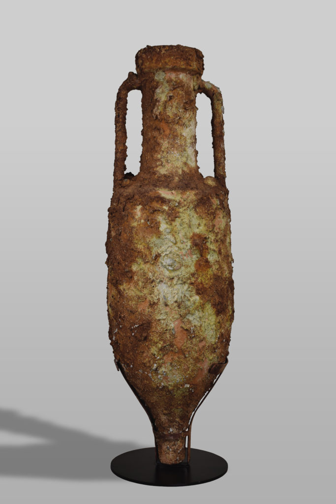 A shell-encrusted Amphora